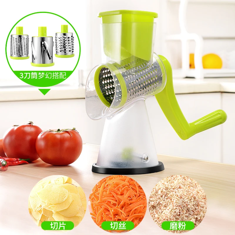 Vegetables Chopper Manual Food Processor , Ourokhome Portable Pullover  String Garlic Mincer 