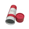 CUSTOM LOGO FLEXO PRINTED KRAFT PAPER PACKAGING ROUND TUBE FOR GIFT AND COSMETIC PACKAGING