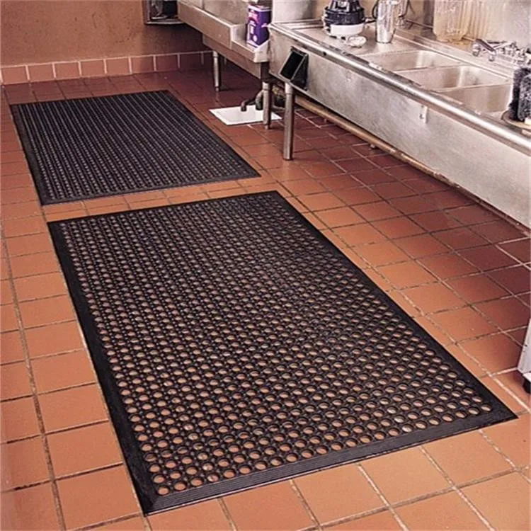 Anti-slip Black Rubber Hole Floor Mat - Buy Garage Anti-slip Floor Mat ...