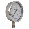 2019 New products on market concise all stainless steel high accuracy glycerin filled pressure gauge