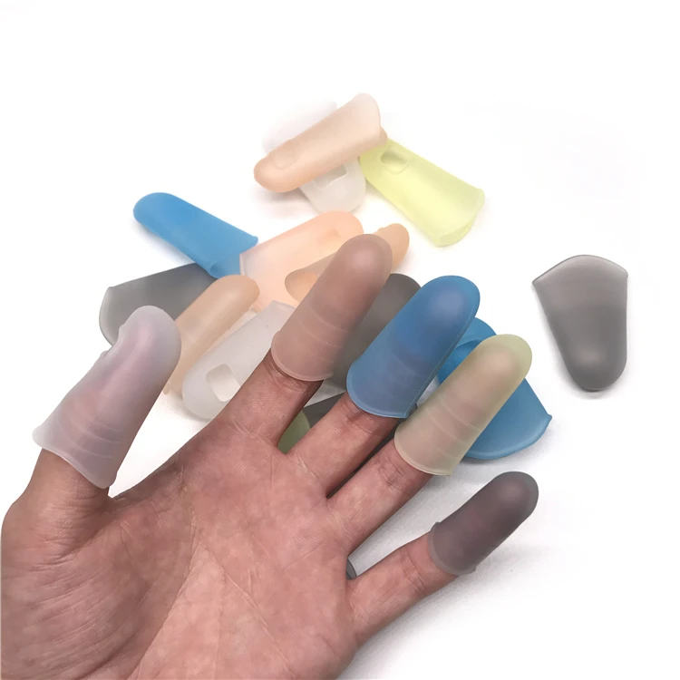 Hot Sale Antislip Soft Reusable Silicone Rubber Finger Cots For