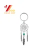 Custom Design Dreamcatcher Feather Wind Chimes Dream Catcher Key Chain Women Vintage Indian Style Keychain