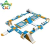 Small open water park floating on sea/lake for kids for child for fun water sports obstacle course for sale