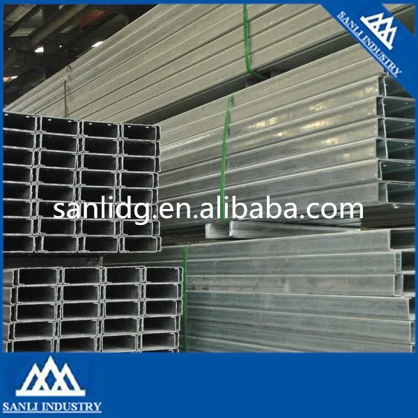 Carbon steel C purlins metal roofing C section purlin