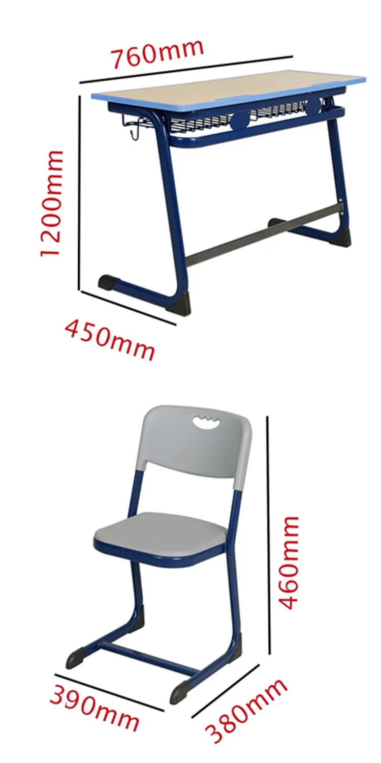 Wholesale School Furniture Classroom Double Table Chair Student Plastic Desk And Chair Buy