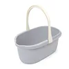 bucket durable rectangular plastic mop pail with handle