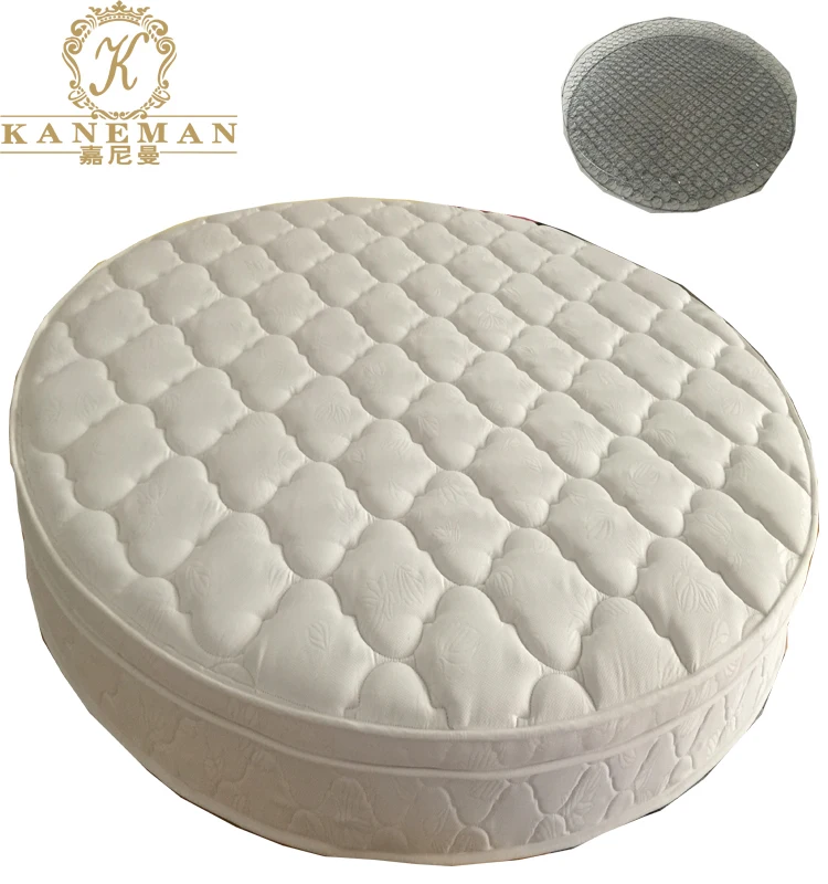 Wholesale Vacuum Compress Round Bed Spring Mattress For Sleepwell From