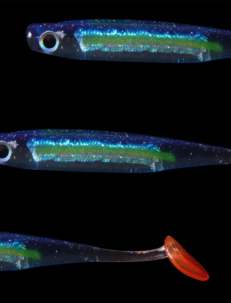 6 Inch Shad Silicone Fishing Lure - Multi Color & Weight