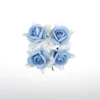 Baby blue and white Cape Jasmine Flower Latex artificial hand made paper flowers home wedding decoration bouquet #72034