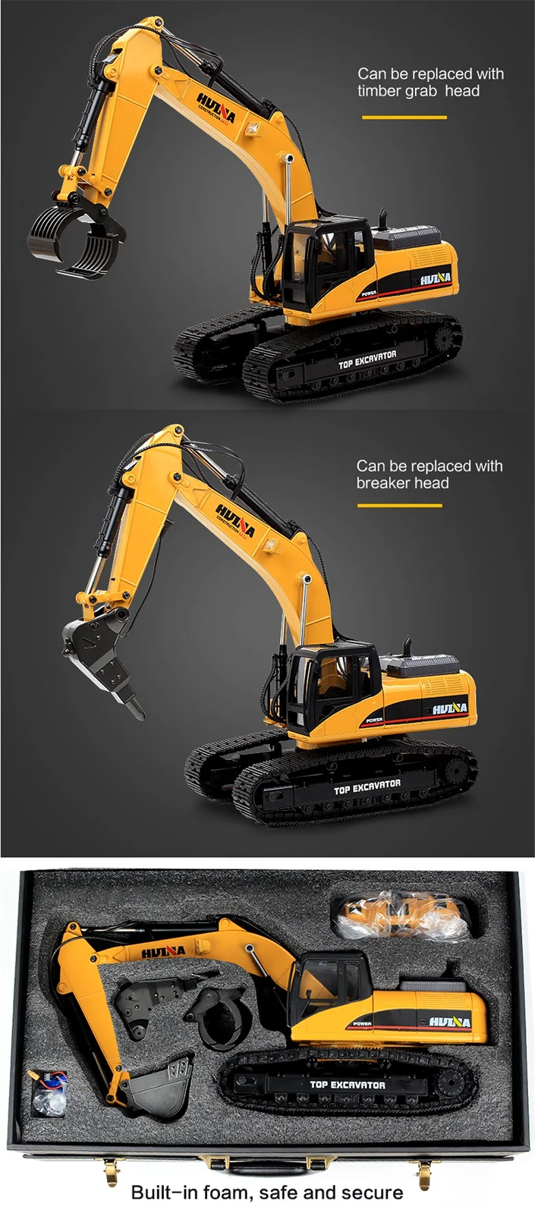 hulva rc excavator