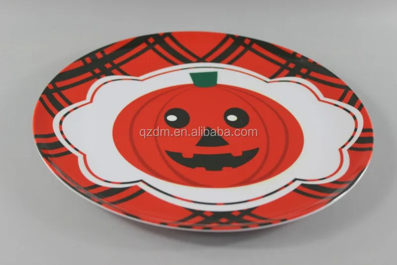 Cheap Melamine Dinner Plate for Halloween