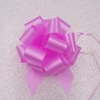 Gift decoration plastic ribbon 5.5 inch pom pom pull bow