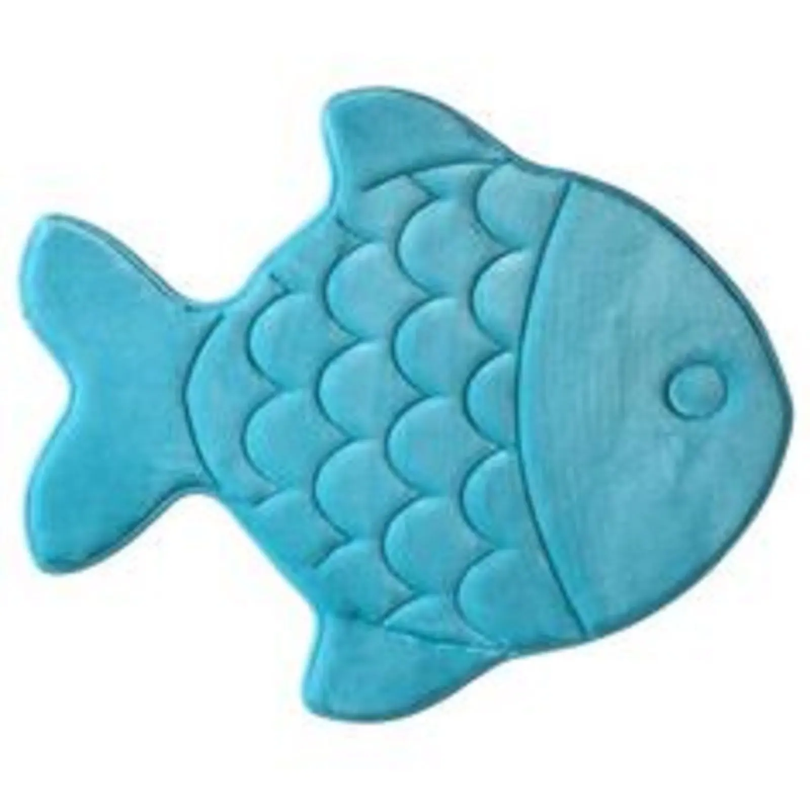 Buy Circo Soft Blue Sea Life Fish Memory Foam Bathroom Rug 22" x 27" in Cheap Price on