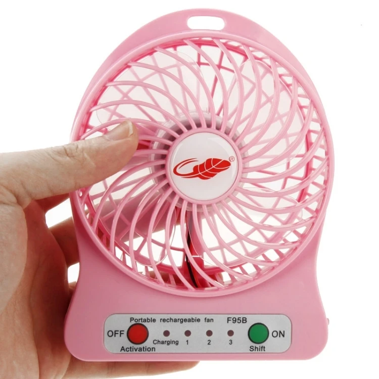 Hot Sell Portable Mini Usb Charging 4 Inch Mini Fan With Wind Third