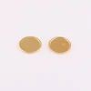 Custom gold color small metal blank token challenge coin for craft