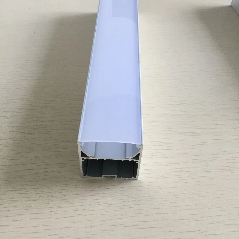 50mm Foshan Lighting Led Aluminum Suspending Extrusion Profile With Led