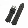 Soft natural silicone rubber watch band strap 9mm