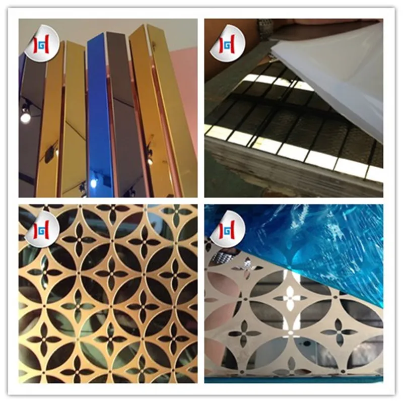 Pvc Decorative Metal Perforated Sheets Metal Wood Grain Decorative