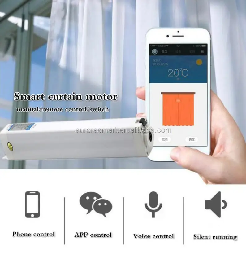 Zigbee Gemotoriseerde Gordijnen Motor Met Afstandsbediening Voor ... Zigbee Gemotoriseerde Gordijnen Motor Met Afstandsbediening Voor ...
