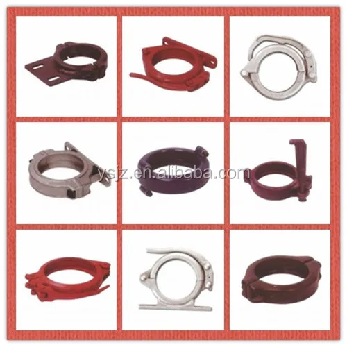 Lever Type Clamps Concrete Quick Release Pipe Clamp With Safety Pin