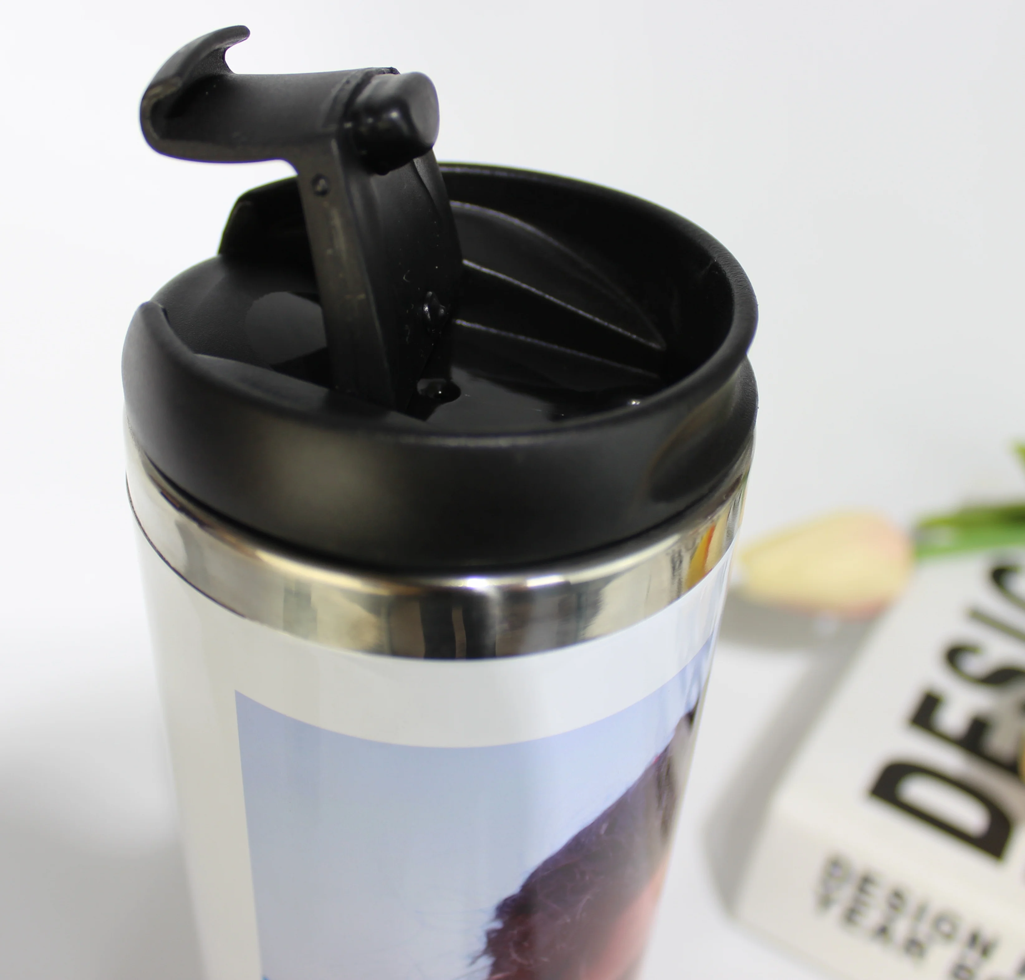 Popular Custom Printed Thermo Cups With Lid Sublimation Stainless Steel