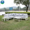 Outside Outdoor Garden Patio Aluminum Sofa Set Latest Design Lounge Furniture Sofa