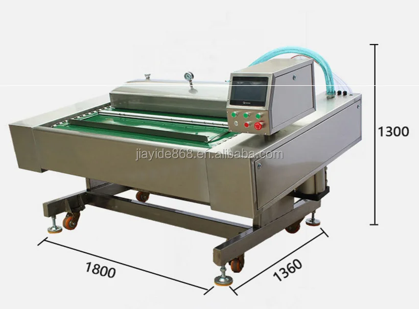 Peeled Onion Automatic Vacuum Packaging Machine Continuous Belt Type
