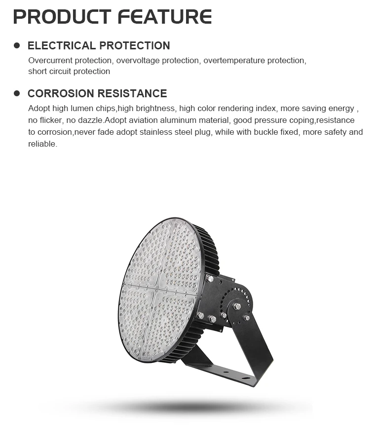 600W 1200W SMD LED Flood Light Waterproof IP66 Stadium LED Floodlights