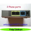 Unlocked Linksys pap2t phone adapter voip ata adapter voip gateway with Two FXS Port