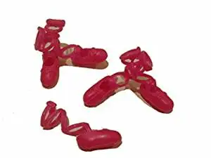 (3) Pairs of Shiny Barbie Ballerina Shoes