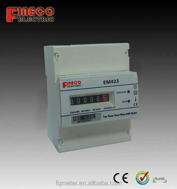 Em413 Single Phase Analog Kwh Meter Watt Meter Buy Single Phase Watt