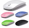 Cheap Price Black Customized Logo Printing Mini Flat Wireless Mouse