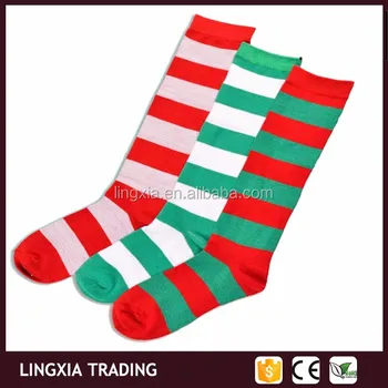 kids knee high christmas socks