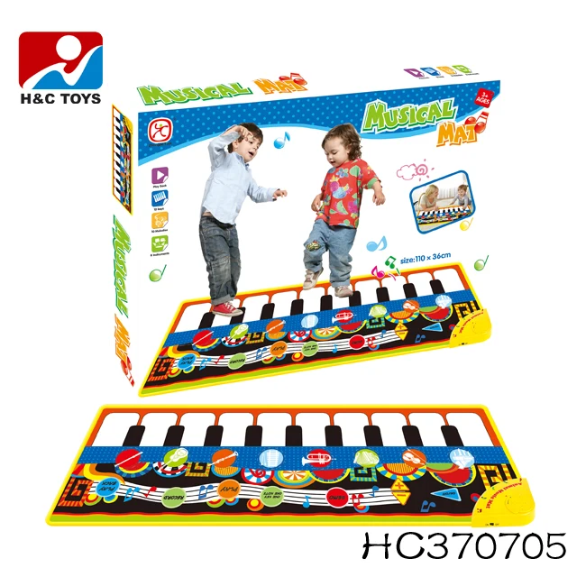 Kids Dance Mat Recording Learning Music Mat Keyboard Piano Mat