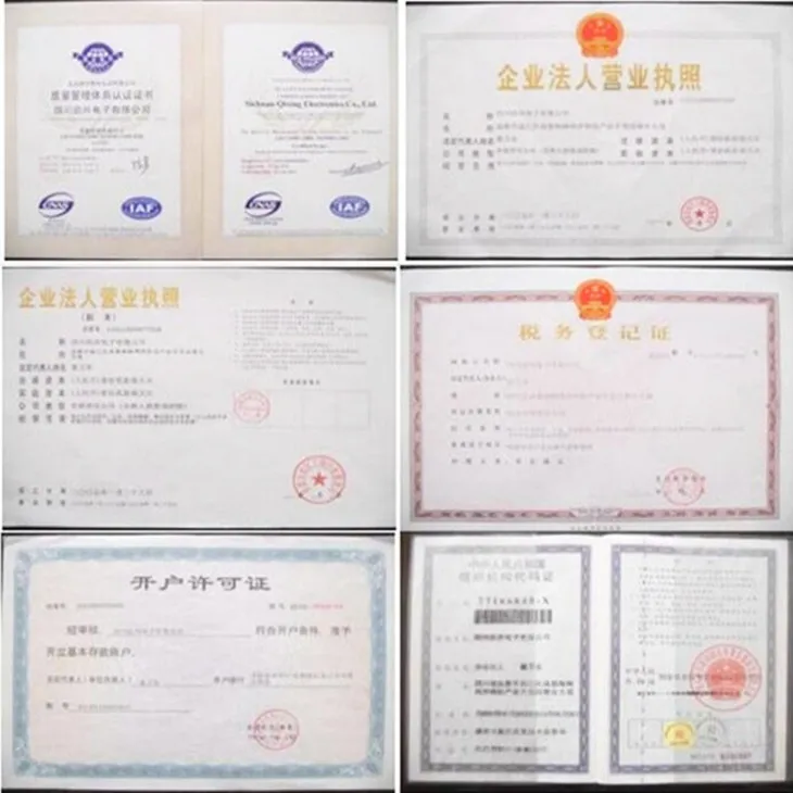 Certificates