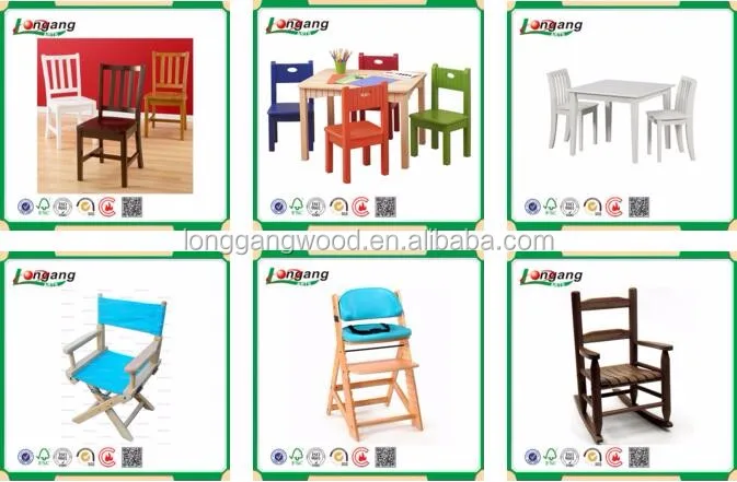 Juegos De Muebles Para Niños De Madera De Pino Macizo De Alta Calidad