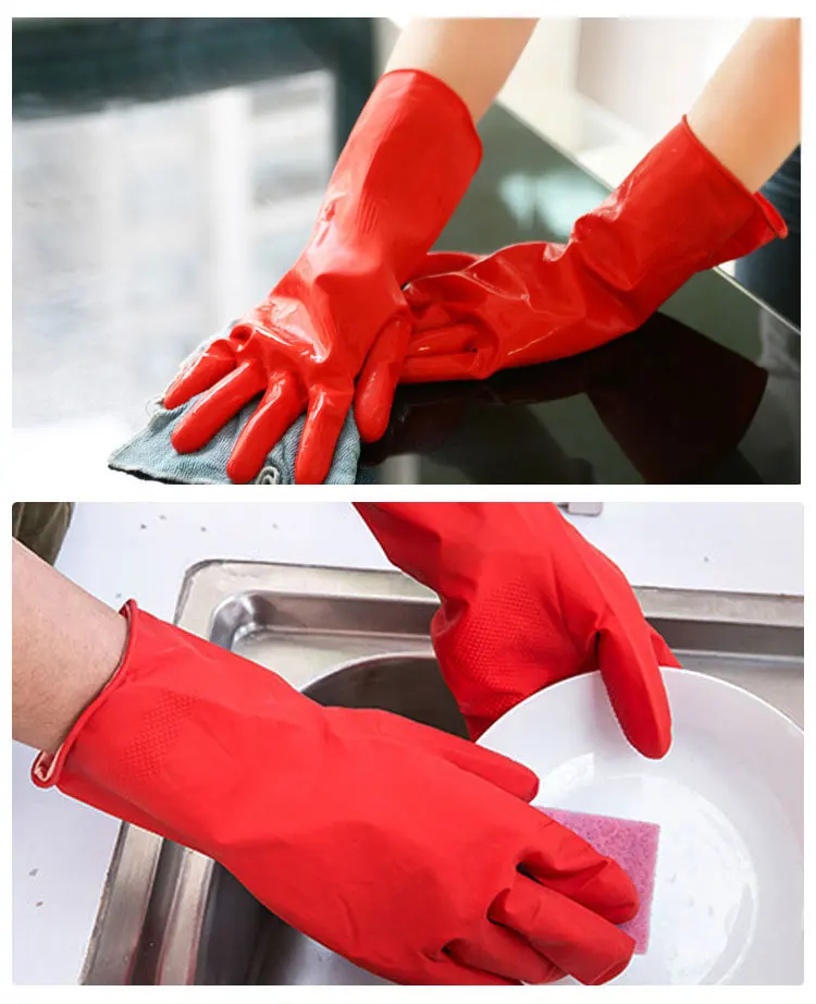 Handjob with household gloves — pic 2