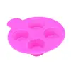 Round Muffin Chocolate Candy Jelly Cake Bread Mold Silicone Baking Pan Bakeware