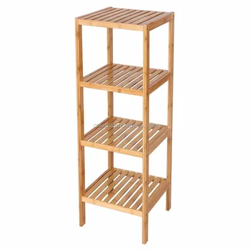 100% Bambus Bad Regal 4-tier-8 Multifunktionale Lagerregal Regal 38 ... 100% Bambus Bad Regal 4-tier-8 Multifunktionale Lagerregal Regal 38 ...