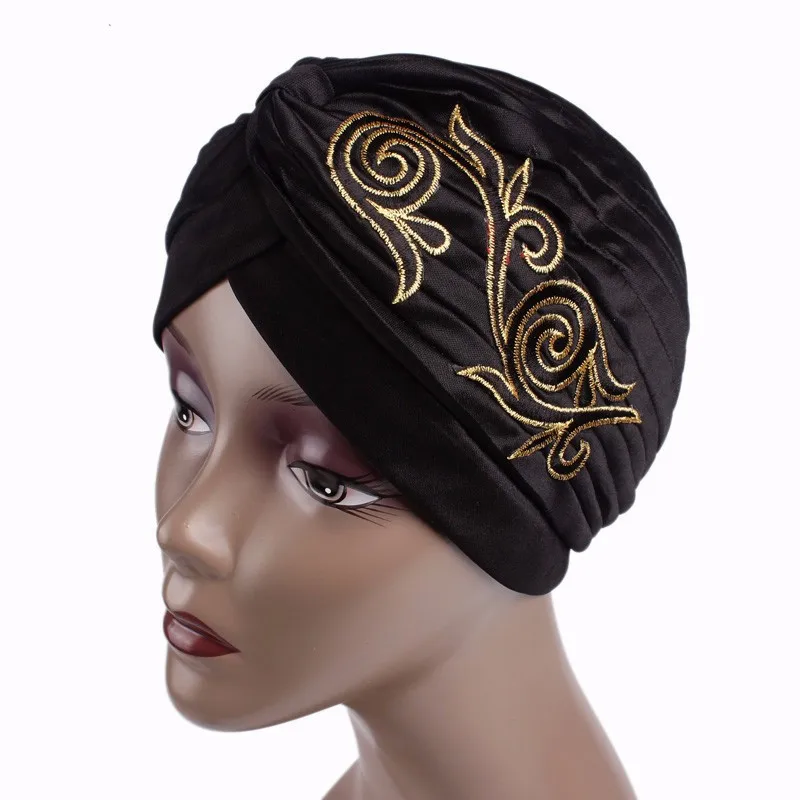 阿拉伯印度定制头巾豆豆穆斯林女士帽子女性保暖帽子