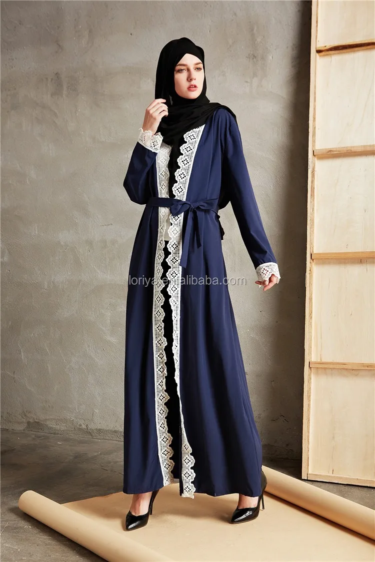 economic office wear dubai lace front open abaya modern kaftan