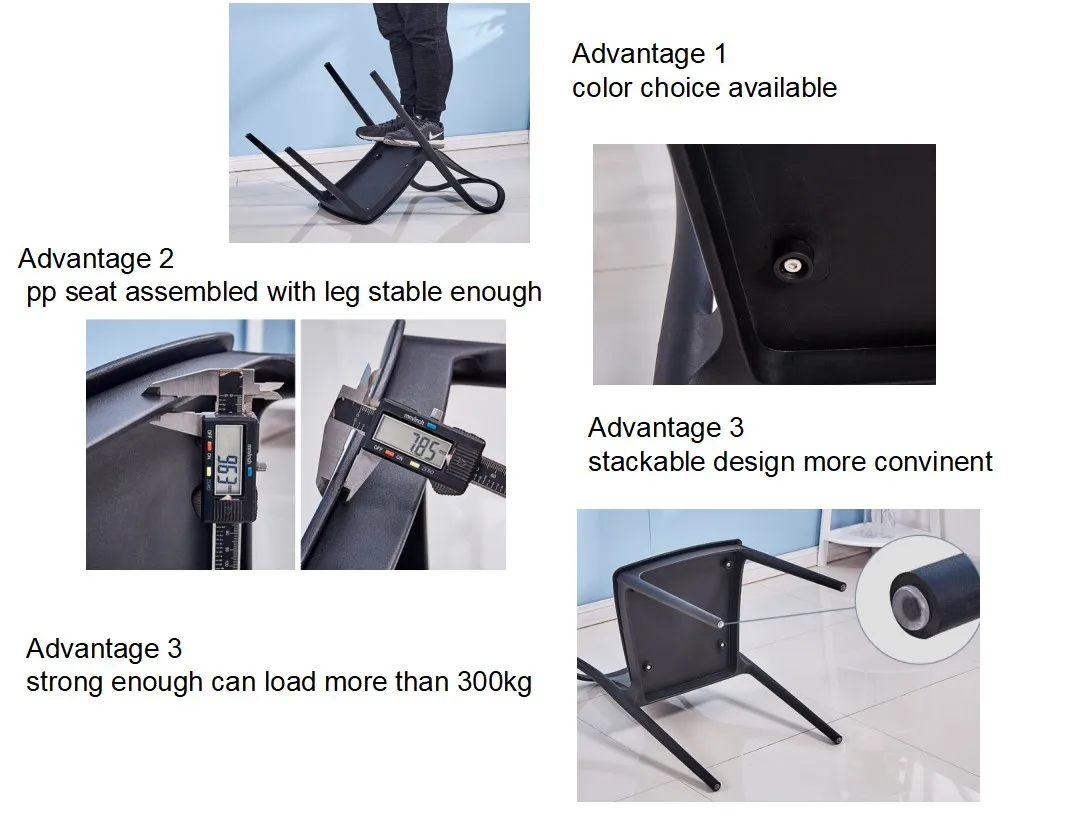Wholesale party chairs white foldable plastic folding chairs