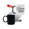 New design give mom christmas gift cup giveaways customized logo ceramic mug stoneware magic mug