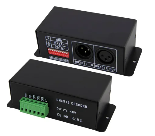 DMX 512 RGB 3 Channel Decoder 3CH DC 5-36V Constant Current 700mA Controller