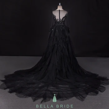 black fish cut gown