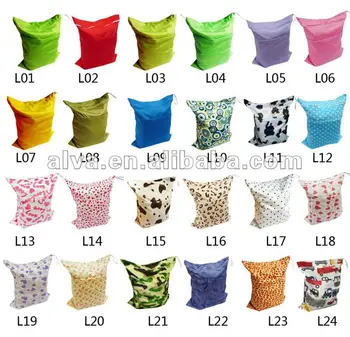 Alva Wet Bag Two Pockets Baby Diaper Cloth Alva Wet Bag Two Pockets Baby Diaper