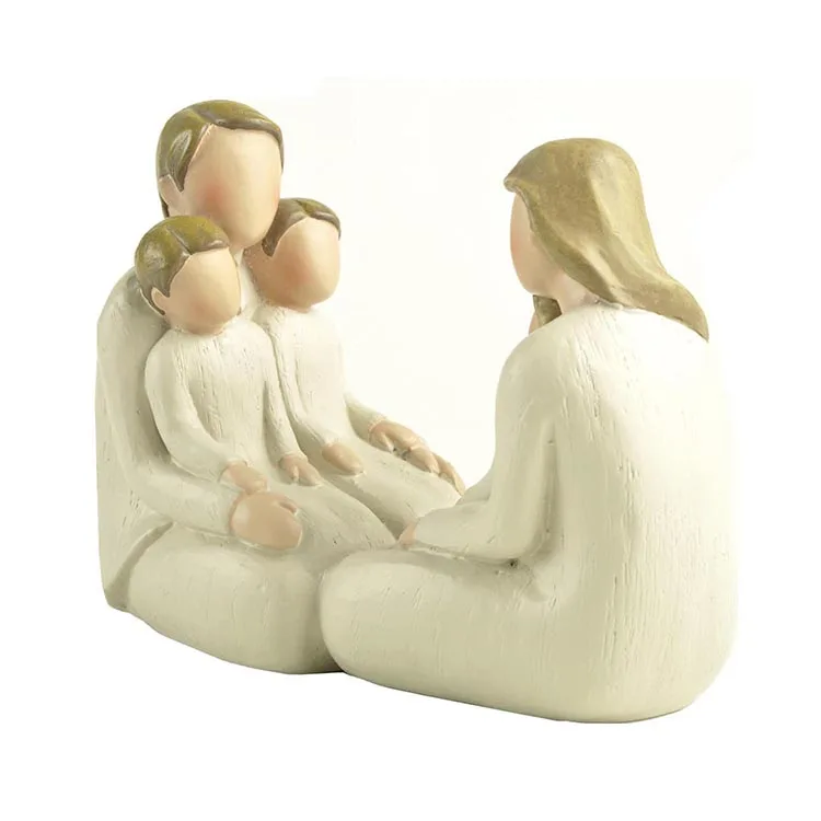 Resin Holy Family Figurines for Home Decoration
