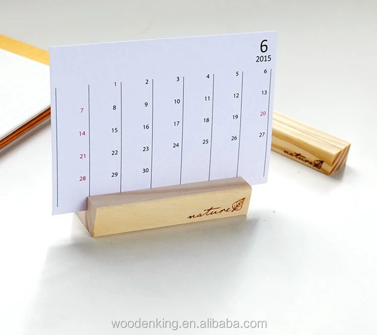 Multi Funzione Zakka Moda Fai Da Te In Legno Massello Il Titolare Calendario Calendario Calendario Da Tavolo Rack Di Forniture Per Ufficio Di Legno