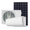 On grid energy saving 12000BTU AC/DC Hybrid solar powered air conditioner