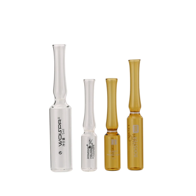 Ampoule 1ml 5ml 10ml Glass Bottle High Quality Cosmetic Ampoule With